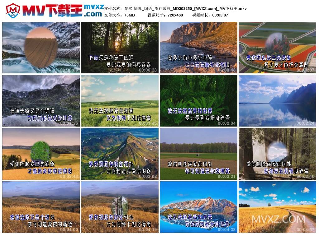 晨熙-情毒_国语_流行歌曲_MD302250